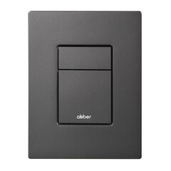 Клавиша смыва для инсталляций Abber пневматическая никель (AC0123NG)