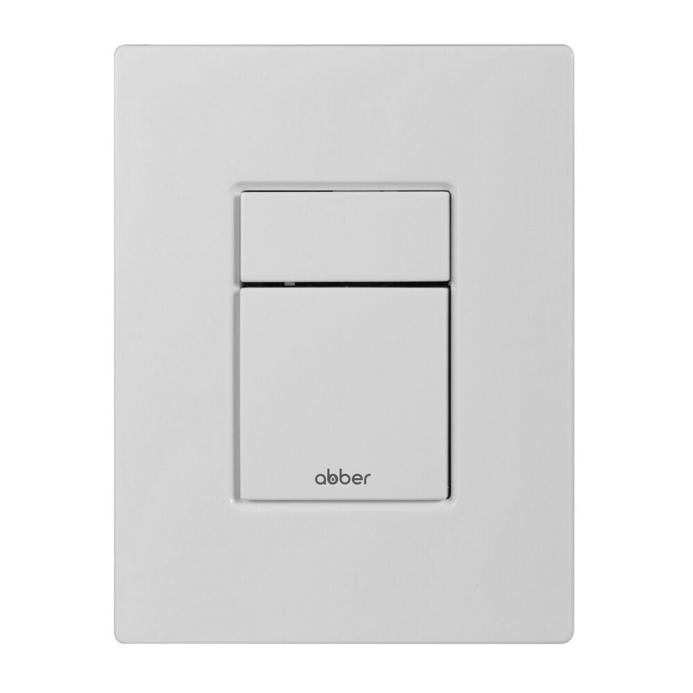 Изображение товара Клавиша смыва для инсталляций Abber пневматическая белая матовая (AC0123MW)