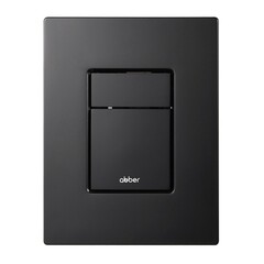 Клавиша смыва для инсталляций Abber пневматическая черная матовая (AC0123MB)