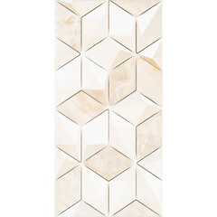 Плитка декор Alma Ceramica Nevada геометрия бежевая 500x249x7,5 мм - фото 2