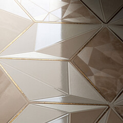 Плитка декор Alma Ceramica Nevada геометрия бежевая 500x249x7,5 мм - фото 3