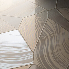 Плитка декор New Trend Venice светло-бежевая 600x300x9 мм - фото 3