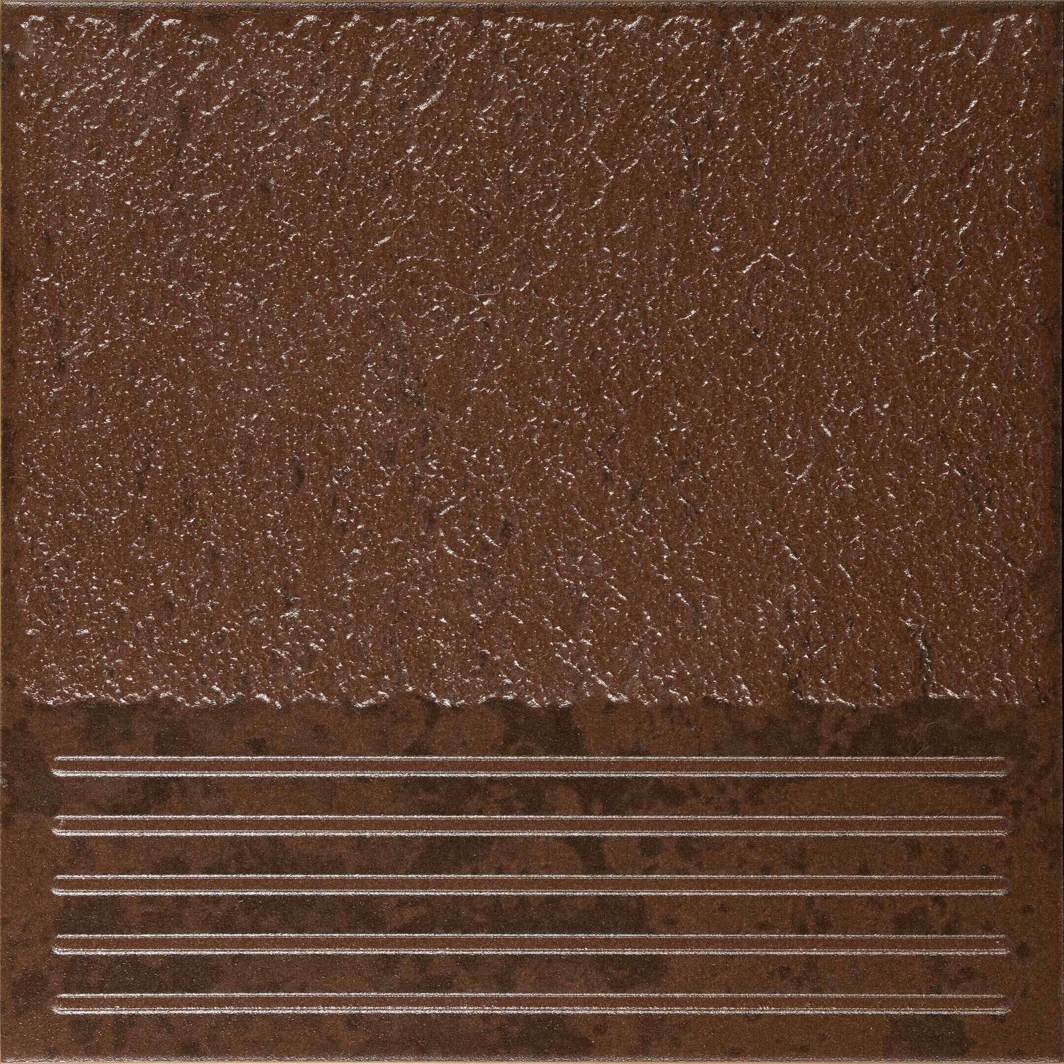 Изображение товара Клинкерная ступень Керамин Каир 4 темно-коричневая 298x298 мм 17 шт Изображение товара Клинкерная ступень Керамин Каир 4 темно-коричневая 298x298 мм 17 шт