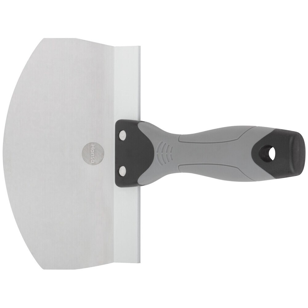 Изображение товара Шпатель для строительных растворов малярный Hansa 165 мм нержавеющая сталь с эргономичной ручкой (644165)