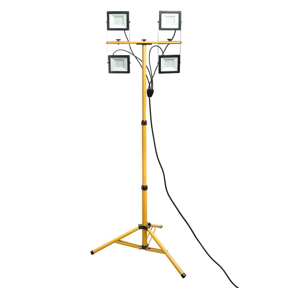 

Прожектор светодиодный Feron LL-506 6400K 50 Вт IP65 со штативом желтый/черный, Черный;желтый