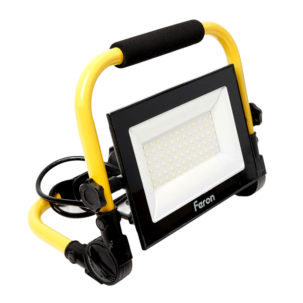 Изображение товара Прожектор светодиодный Feron LL-515 6400K 70 Вт IP65 желтый/черный