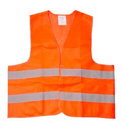 Жилет сигнальный светоотражающий КМ 52-56 универсальный оранжевый (OR60) уценка - фото 1