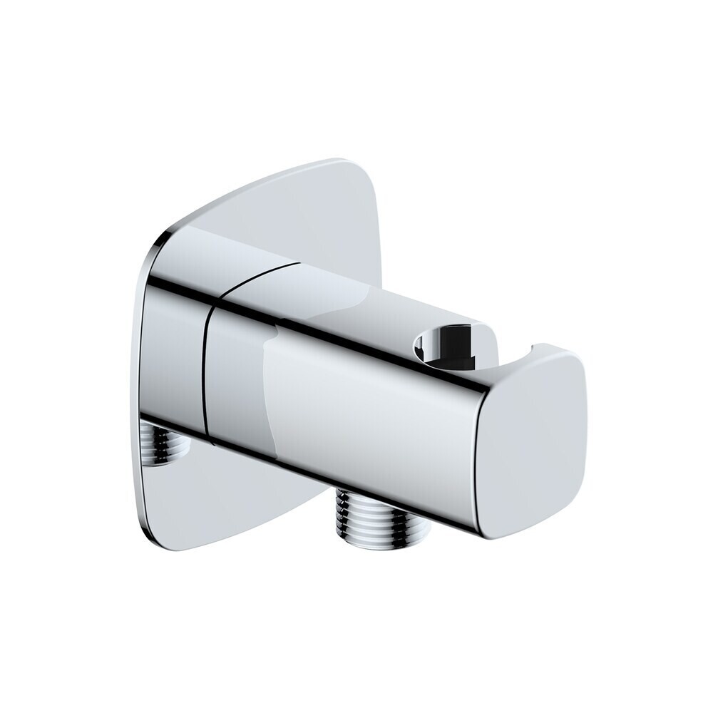 Изображение товара Подключение шланга WasserKraft с держателем хром (A326)