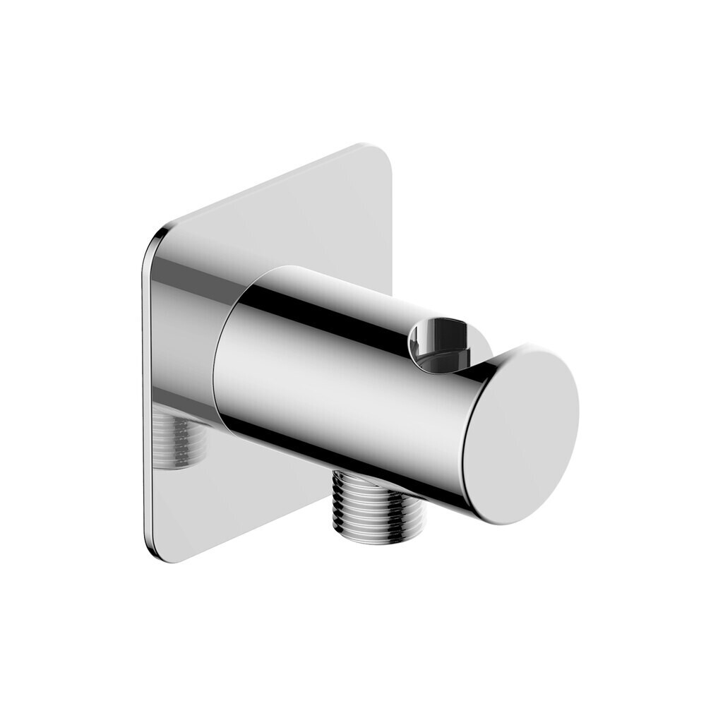 Изображение товара Подключение шланга WasserKraft с держателем хром (A271)