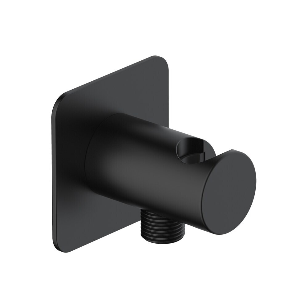 Изображение товара Подключение шланга WasserKraft с держателем черный (A302)