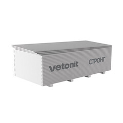Гипсокартон Vetonit (Gyproc) Стронг 2500х1200х15 мм высокопрочный