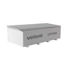 Гипсокартон Vetonit (Gyproc) Оптима Лонг 3000х1200х12,5 мм