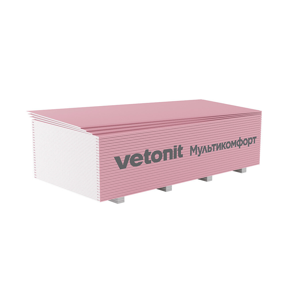 Изображение товара Гипсокартон Vetonit (Gyproc) Мультикомфорт для надежной отделки