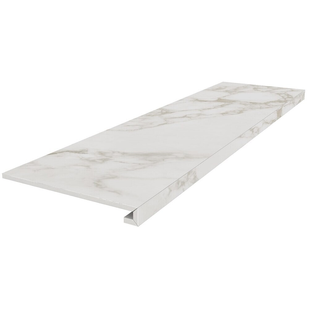 Изображение товара Ступень клееная Kerama Marazzi Монте Тиберио серая светлая матовая 1195х330х9 мм