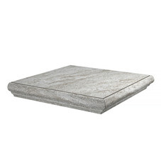Ступень угловая Kerama Marazzi Терраса серая левая 300х300х8 мм