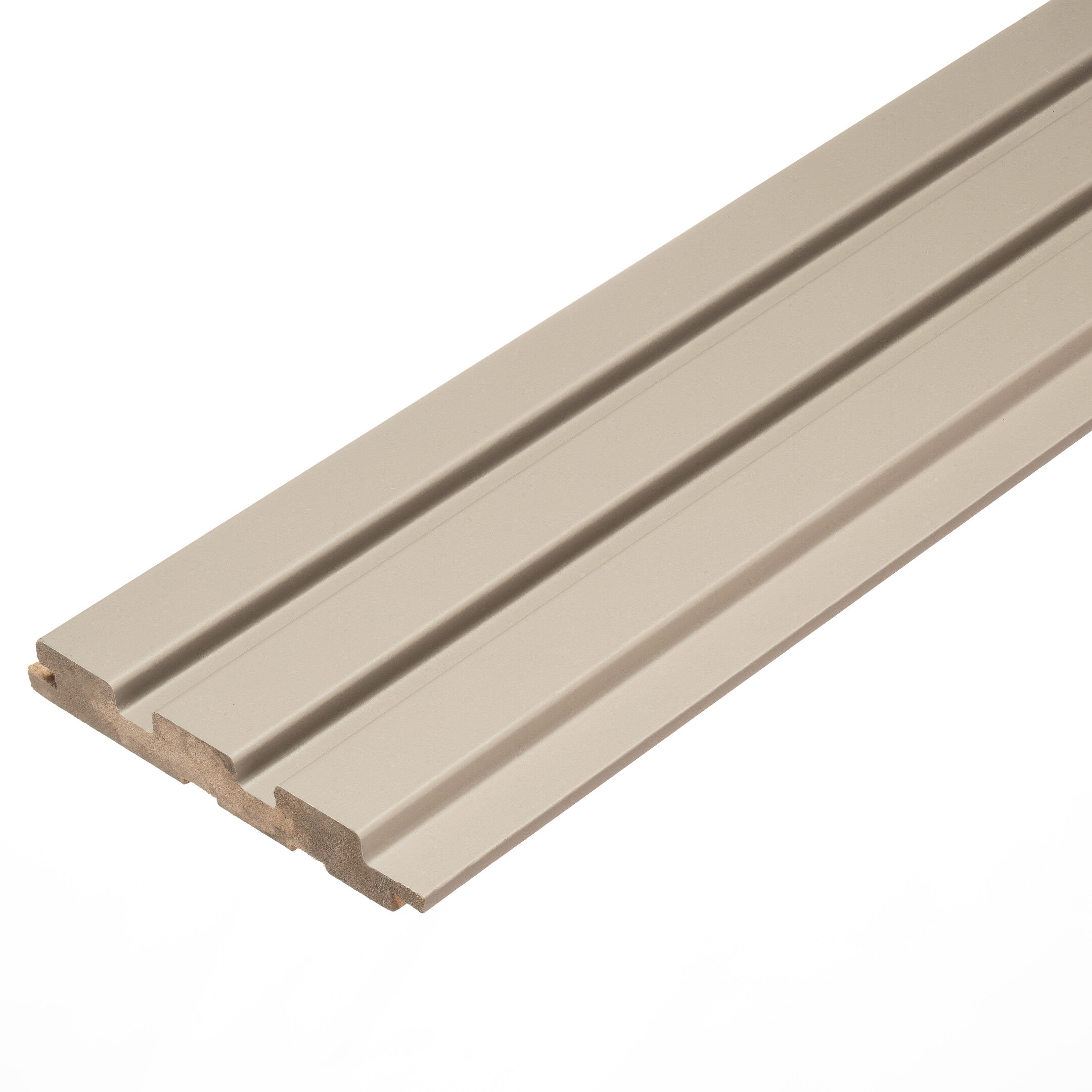 Реечная панель МДФ sandgrau 2700х119х16 мм Stella 0,32 кв.м