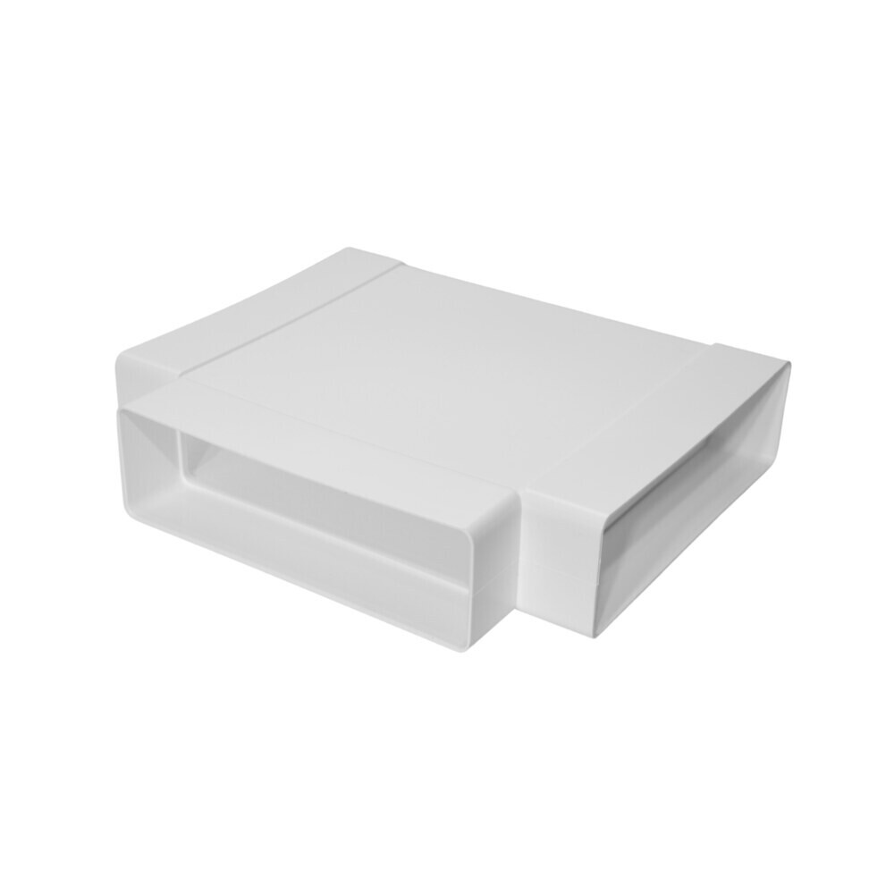 Изображение товара Тройник пластиковый для плоских воздуховодов 60х204 мм 90°