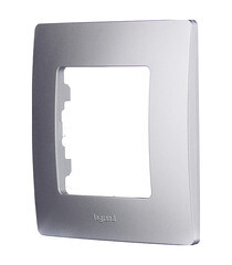 Рамка Legrand Etika одноместная алюминий (672551) - фото 3