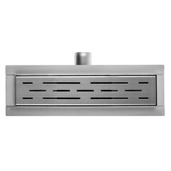 Лоток душевой Ore с гидрозатвором 300х65 мм d40 мм решетка из нержавеющей стали (Drain H3) - фото 3