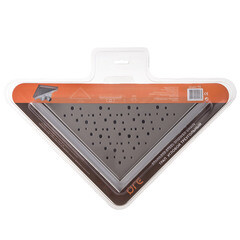 Трап душевой горизонтальный Ore Т2 с гидрозатвором 250х250х355 мм d40 мм решетка из нержавеющей стали - фото 5