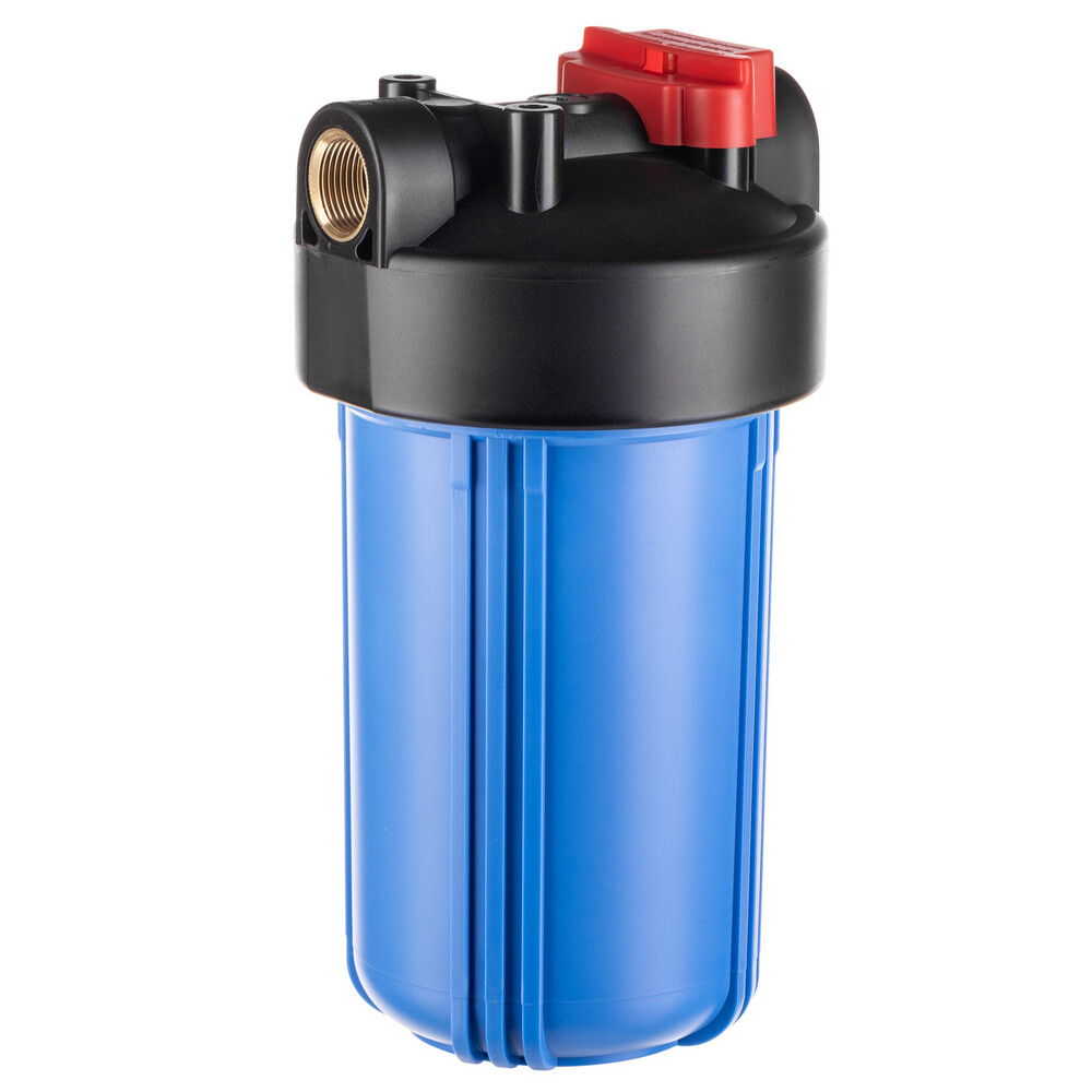 Изображение товара Корпус фильтра Гейзер C23 для холодной воды пластик 10BB 1 НР(ш) х 1 НР(ш) синий