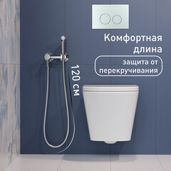 Смеситель с гигиеническим душем Corsa Deco хром (HF004) - фото 3