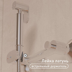 Смеситель с гигиеническим душем Corsa Deco хром (HF006) - фото 6