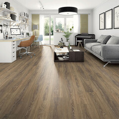 Ламинат 33 класс Egger Home дуб тосколано табак 1,74 кв.м 10 мм с фаской - фото 7