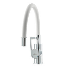 Смеситель для кухни Rossinka Z хром/белый с гибким изливом однорычажный (Z35-35U-White) - фото 12