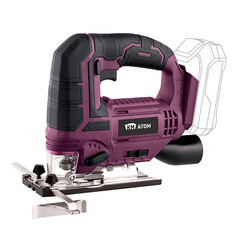 Изображение товара Лобзик аккумуляторный КМ АТОМ 18 В без АКБ и ЗУ (СJS-181)