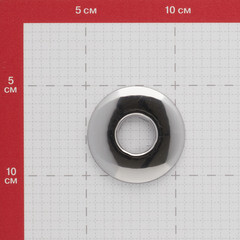 Отражатель декоративный для полотенцесушителя 1/2 d52 мм плоский хром - фото 3