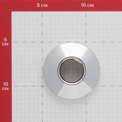 Отражатель декоративный для полотенцесушителя 3/4 d62 мм средний хром - фото 3