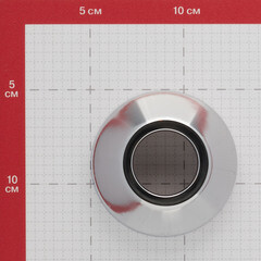Отражатель декоративный для полотенцесушителя 1" d77 мм высокий хром - фото 3