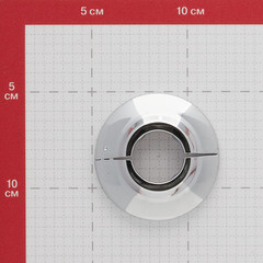 Отражатель декоративный разъемный для полотенцесушителя 3/4 d65 мм хром - фото 2