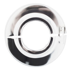 Отражатель декоративный разъемный для полотенцесушителя 1" d73 мм хром - фото 2