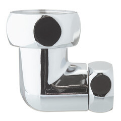 Соединитель угловой для полотенцесушителя 1 ВР(г) х 1/2 ВР(г) хром (2 шт.) - фото 4