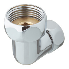 Соединитель угловой для полотенцесушителя 1 ВР(г) х 3/4 ВР(г) хром (2 шт.) - фото 3