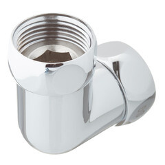 Соединитель угловой для полотенцесушителя 1 ВР(г) х 1 ВР(г) хром (2 шт.) - фото 2