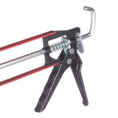 Пистолет для герметика стальной скелетный усиленный 310 мл Hesler - фото 6