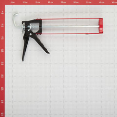 Пистолет для герметика стальной скелетный усиленный 310 мл Hesler - фото 5