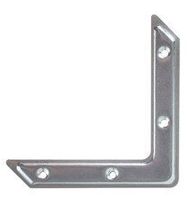 Изображение товара Уголок плоский оцинкованный 100х100х17х1 мм (4 шт.)