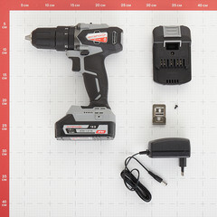 Дрель-шуруповерт ударная аккумуляторная Интерскол ДАУ-13/18ВК 18 В 1,5 Ач Li-Ion 2 АКБ иЗУ (573.1.2.70) - фото 6