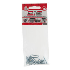 Винт оцинкованный M3x20 мм DIN 7985 полукруглая головка (20 шт.) - фото 2