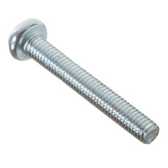 Винт оцинкованный M4x30 мм DIN 7985 полукруглая головка (12 шт.) - фото 4