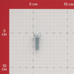 Винт оцинкованный M6x20 мм DIN 7985 полукруглая головка (10 шт.) - фото 3