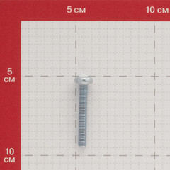 Винт оцинкованный M6x40 мм DIN 7985 полукруглая головка (8 шт.) - фото 3