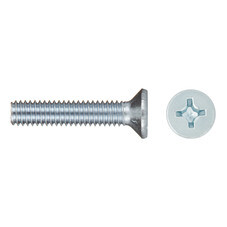 Винт оцинкованный M4x20 мм DIN 965 потайная головка (14 шт.)
