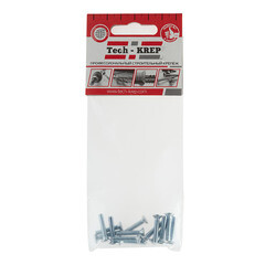 Винт оцинкованный M4x20 мм DIN 965 потайная головка (14 шт.) - фото 4