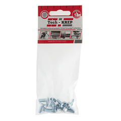 Винт оцинкованный M6x16 мм DIN 965 потайная головка (12 шт.) - фото 2