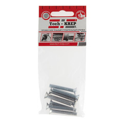 Винт оцинкованный M6x40 мм DIN 965 потайная головка (8 шт.) - фото 3